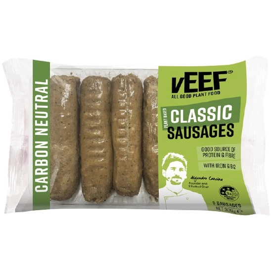 Veef Sausage Varieties 300g