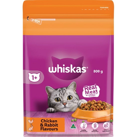 Whiskas Dry Cat Food 800g