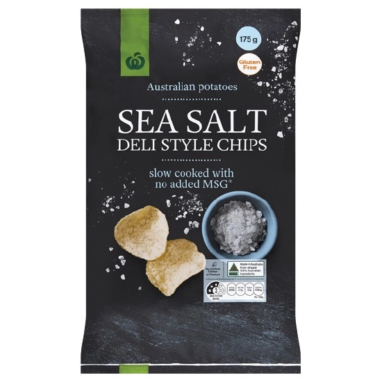 Woolworths Deli Style Potato Chips 175g