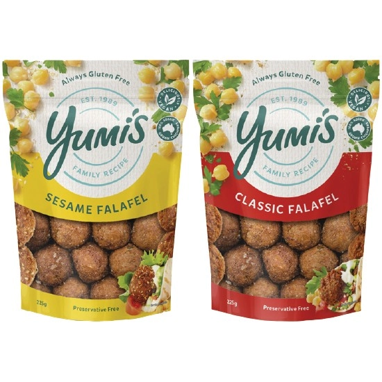 Yumi’s Falafel Balls, Bites or Fritters 200-260g