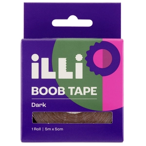 iLLi Boob Tape Dark 5m x 5cm 1 Each