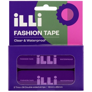 iLLi Fashion Tape Clear Strips 72 Pack