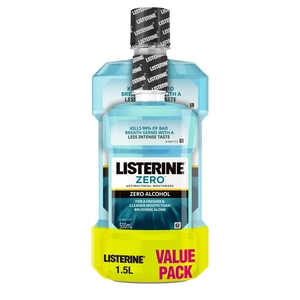 Listerine Zero Alcohol Antibacterial Mouthwash 1L + 500mL