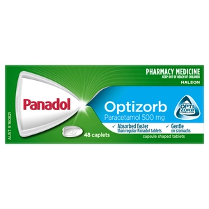 Panadol Optizorb Paracetamol 500mg 48 Caplets