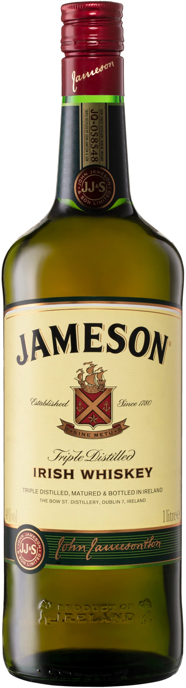 Jameson Irish Whiskey 1 Litre