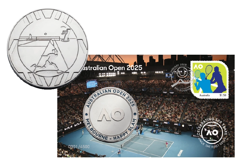 Australian Open 2025 Medallion Cover