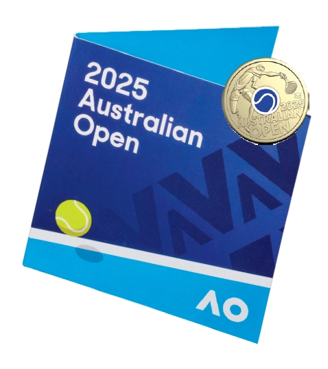 Australian Open 2025 Men’s Coloured Uncirculated $2 Coin