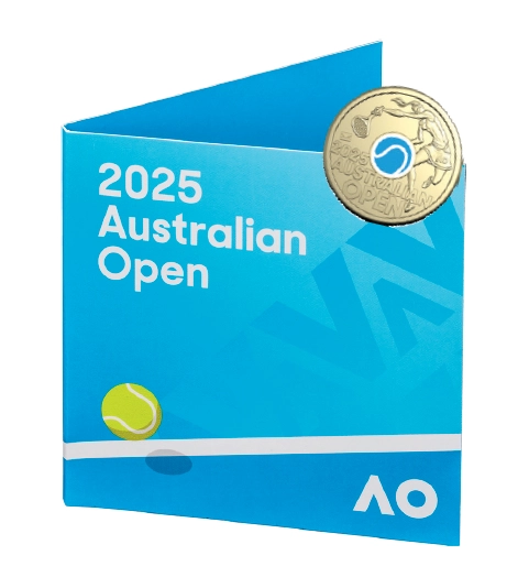 Australian Open 2025 Women’s Coloured Uncirculated $2 Coin