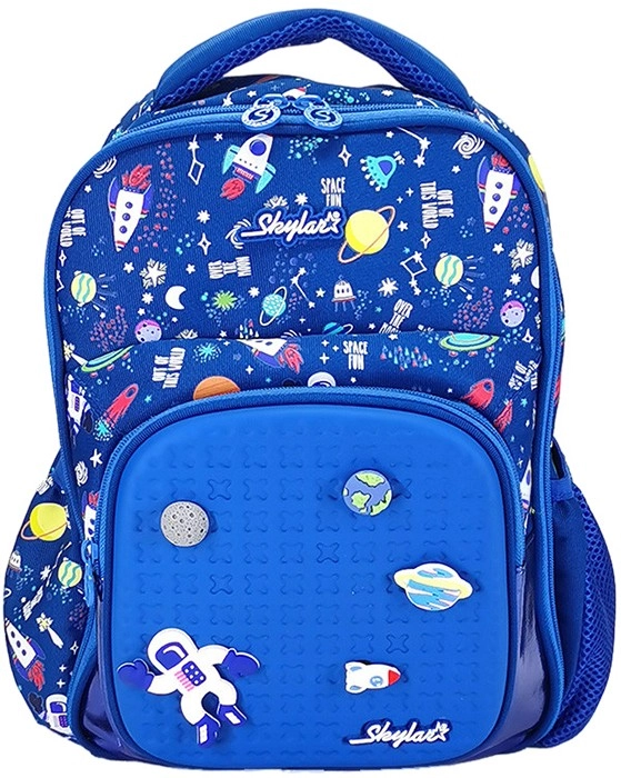 Backpack with 3D Remouvable Accessories - Outer Space