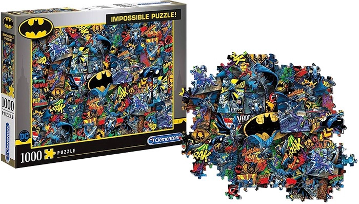 Clementoni Batman 1000 Piece Impossible Puzzle