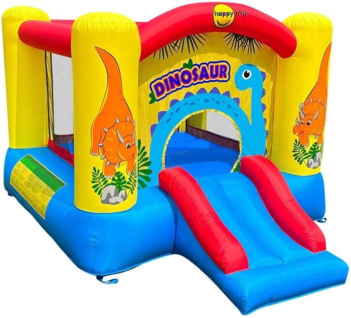 Happy Hop Dinosaur Slide and Hoop Bouncer