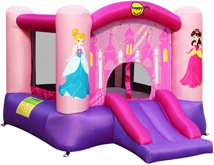 Happy Hop Princess Slide and Hoop Bouncer