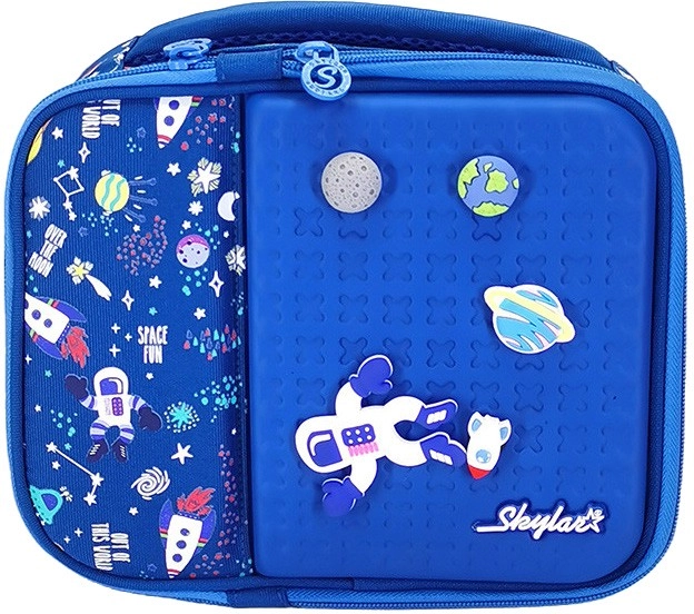 Lunchbag with 3D Removable Accessories - Outer Space