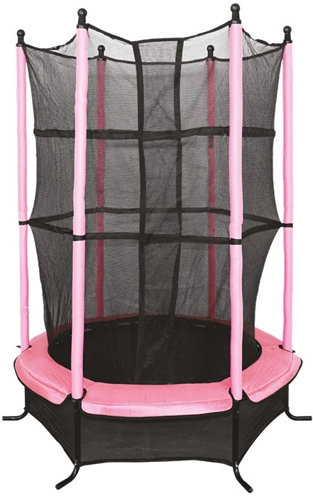 Skyfly 4.5ft Mini Trampoline Pink