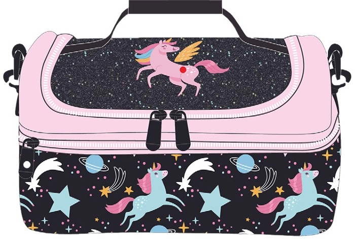 Unicorn Double-Deck Lunch Bag