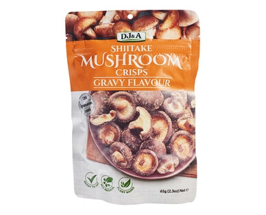  DJ&A Shiitake Mushroom Crisps Gravy Flavour 65g