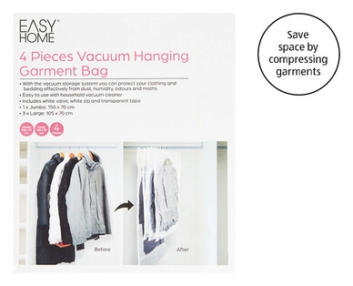 Vacuum Storage Bags or Hanging Vacuum Garment Bags