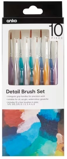 10 Piece Detail Brush Set