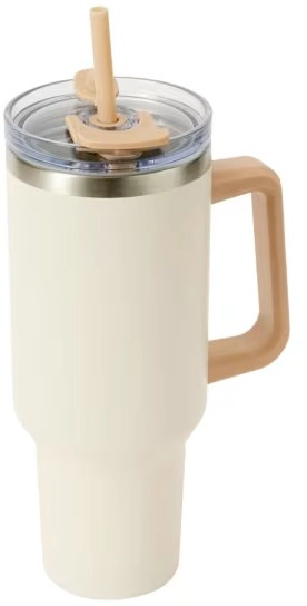 1.18L Cream Jumbo Tumbler with Handle