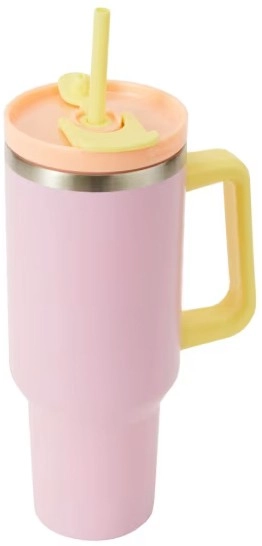 1.18L Pink Jumbo Tumbler with Handle