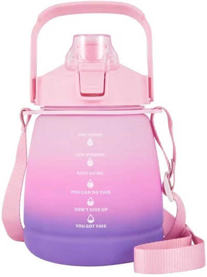 1.1L Pink Intake Bottle with Handle