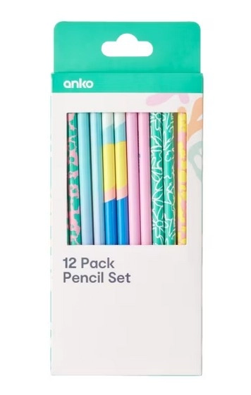 12 Pack Pencil Set