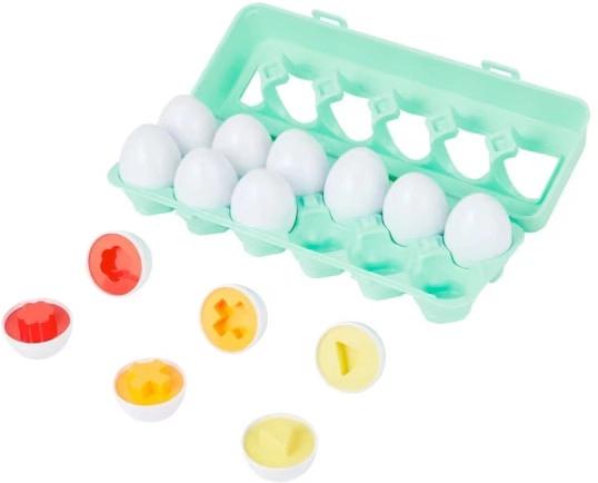 13 Piece Play & Learn Matching Eggs