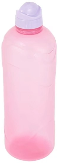 1L Pink Twist Top Drink Bottle