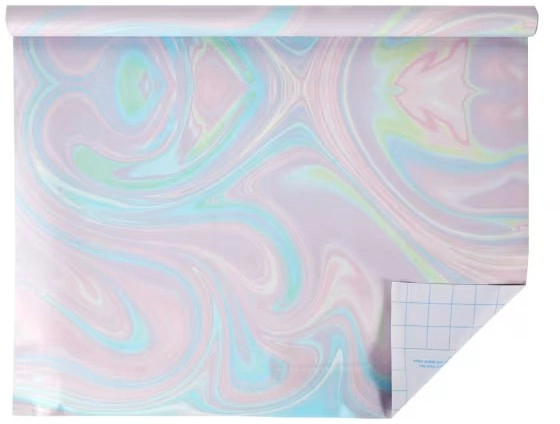 1m Self Adhesive Book Cover - Tie Dye (Pink/Blue)