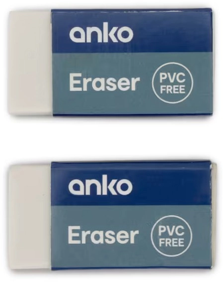 2 Pack Erasers