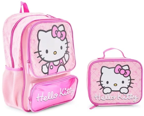 2 Piece Hello Kitty Backpack Set