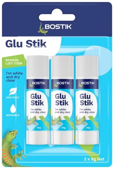 3 Pack Bostik Glu Stik