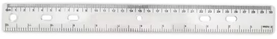 30cm Plastic Ruler