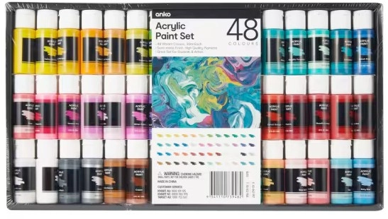 48 Pack Acrylic Paint Set