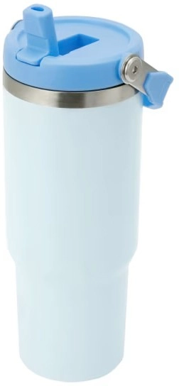 840ml Blue Tumbler with Top Handle