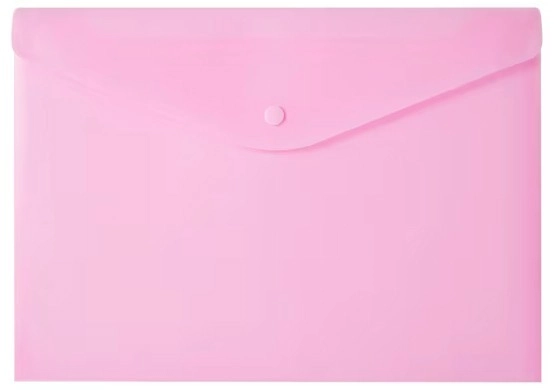 A4 Document Wallet - Pink