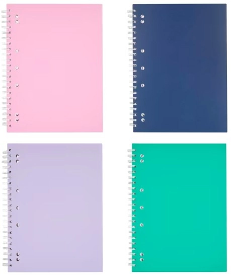 A4 Spiral Notebook - Assorted