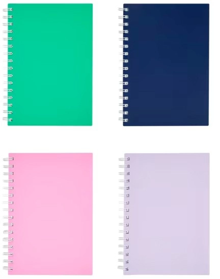 A4 Spiral Notebook - Assorted