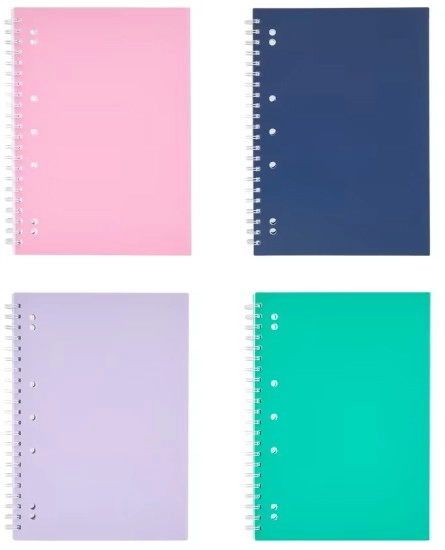 A4 Spiral Notebook - Assorted