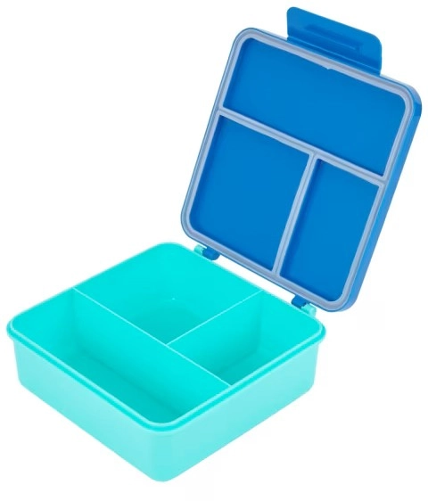 Blue Square Bento Box