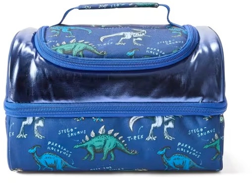 Dinosaur Dual Compartment Lunch Bag