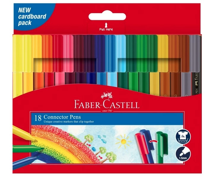 Faber-Castell Connector Pens 18 Pack