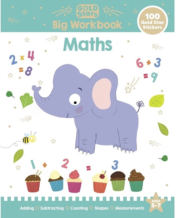 Gold Stars Big Workbook: Maths - Book