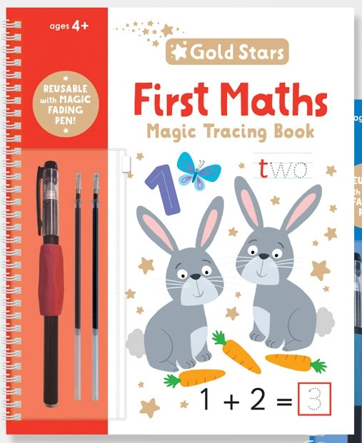 Gold Stars: First Maths Magic Tracing Book