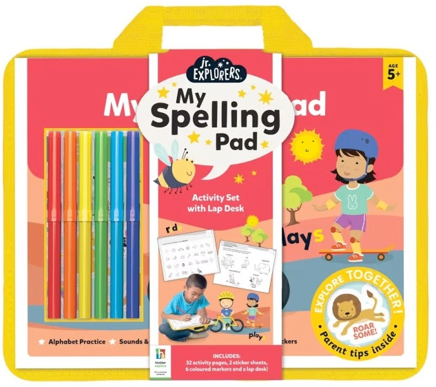 Jr. Explorers: My Spelling Pad Activity Set with Lap Desk - Book