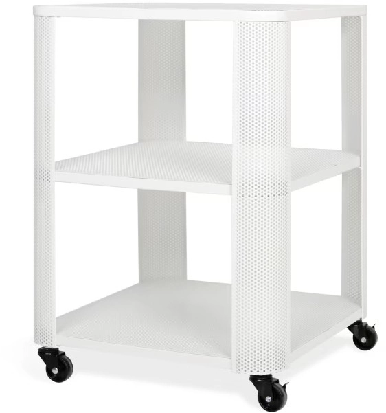 Mesh Side Table - White