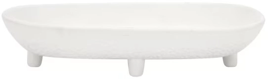 Oval Footed Tray