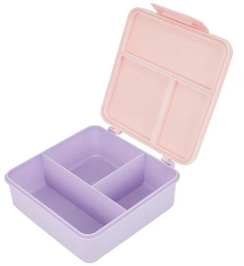 Pink and Lilac Square Bento Box