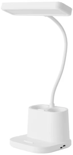 Rechargeable Desk Lamp Caddy - White