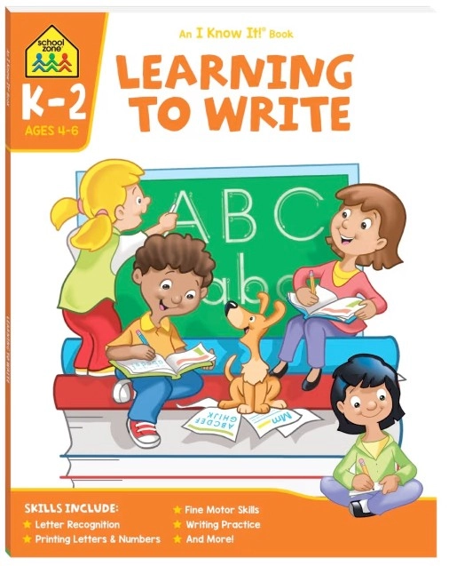 School Zone: An I Know It! Learning to Write K-2 - Book